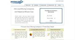 Desktop Screenshot of moverscorp.com